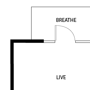 One Bedroom Floor Plan l Metro 510 in Riverside Ca